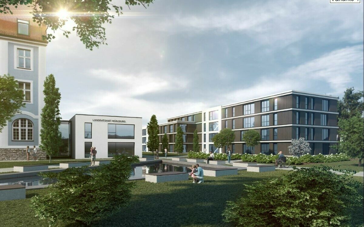 Vorschlag Erweiterungsausbau des Landratsamtes Wuerzburg Vorschlag Erweiterungsausbau des Landratsamtes Wuerzburg